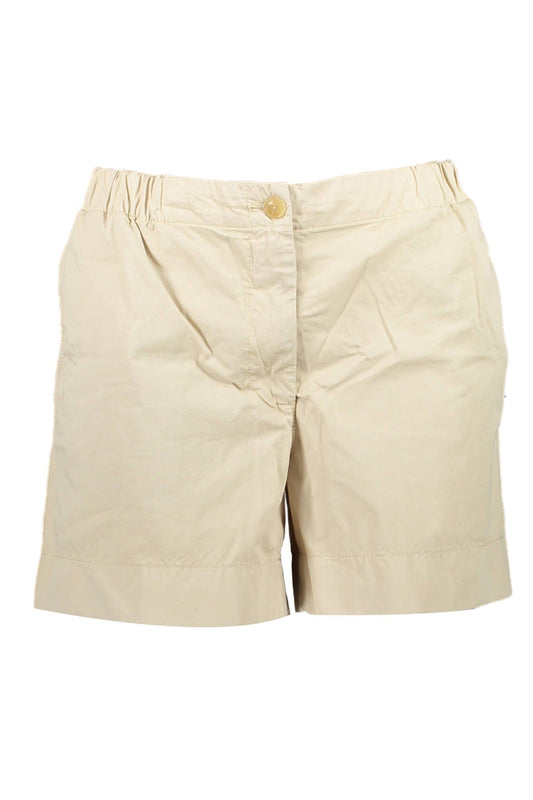 Beige Cotton Jeans & Pant