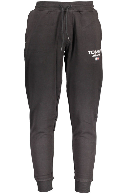 Black Cotton Jeans & Pant