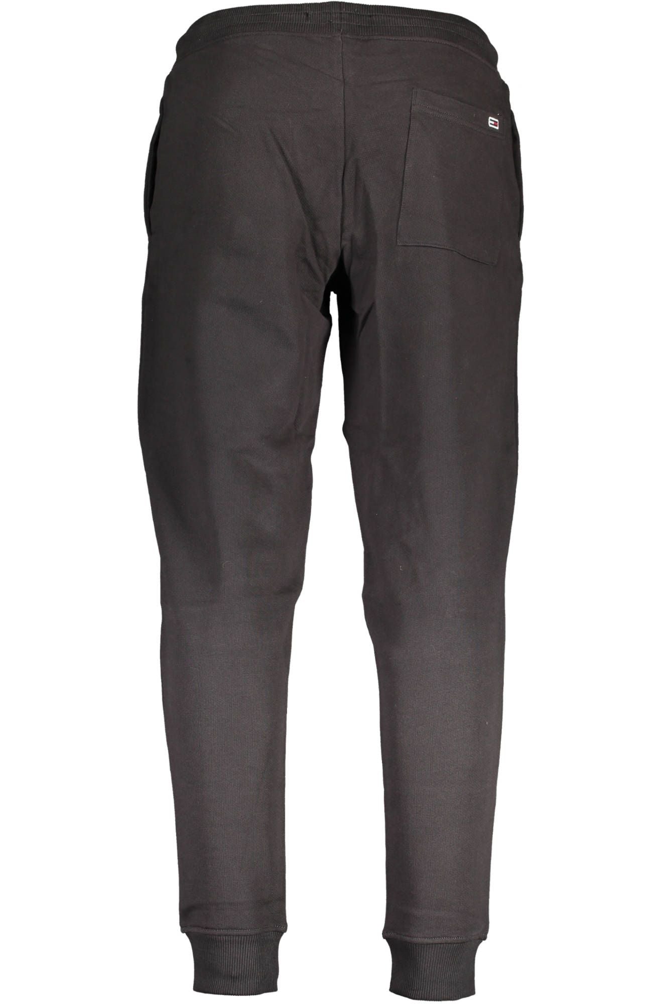 Black Cotton Jeans & Pant
