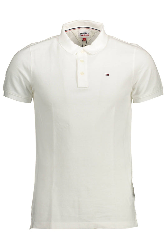 White Cotton Polo Shirt