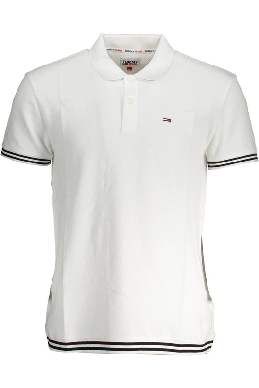 White Cotton Polo Shirt