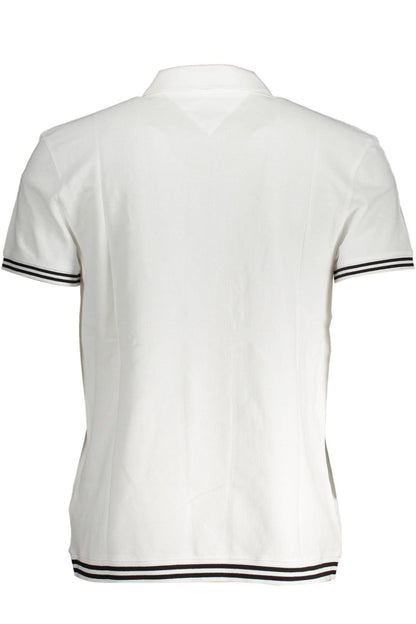 White Cotton Polo Shirt