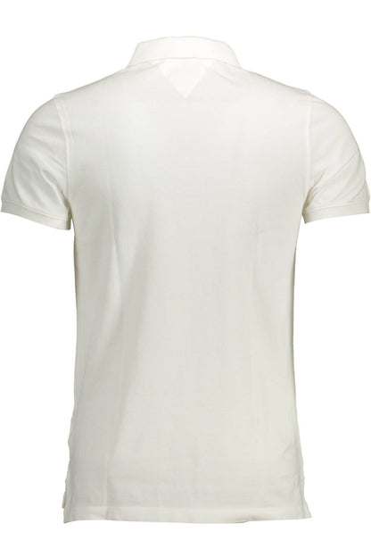 White Cotton Polo Shirt