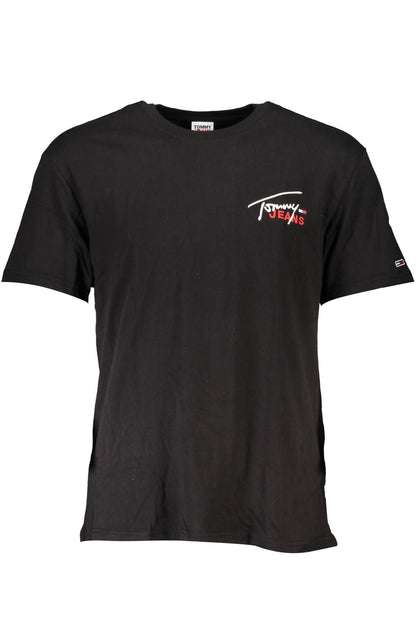 Black Cotton T-Shirt