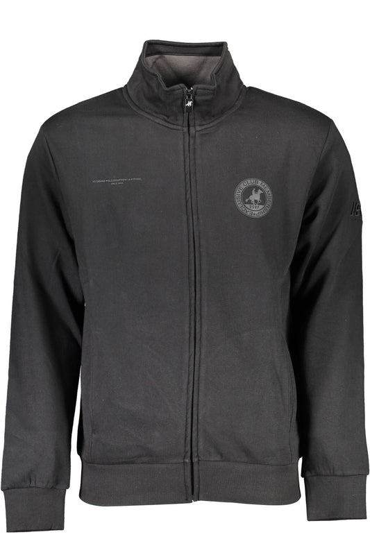 Black Cotton Sweater