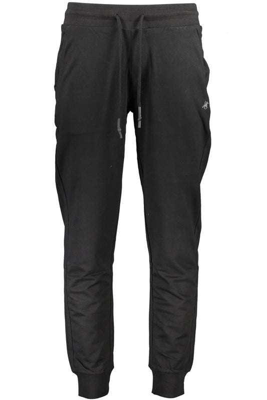 Black Cotton Jeans & Pant