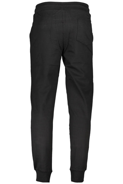 Black Cotton Jeans & Pant