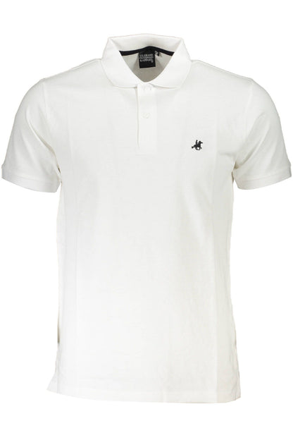 White Cotton Polo Shirt