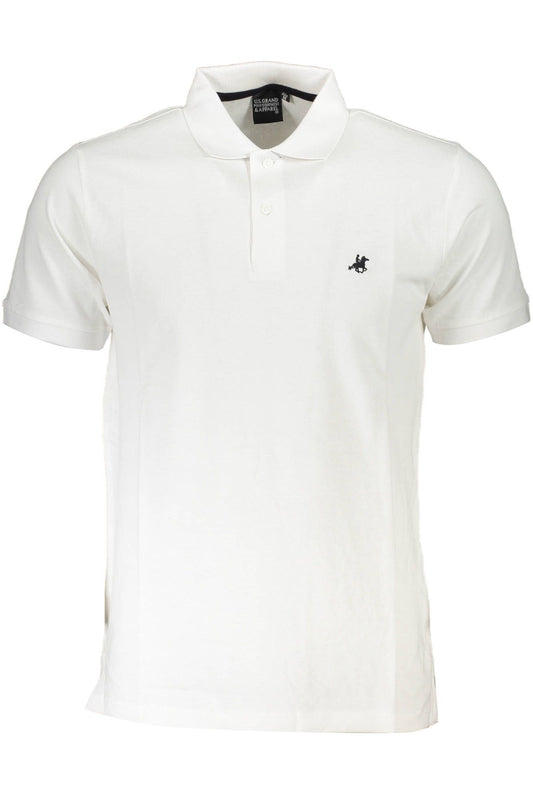 White Cotton Polo Shirt