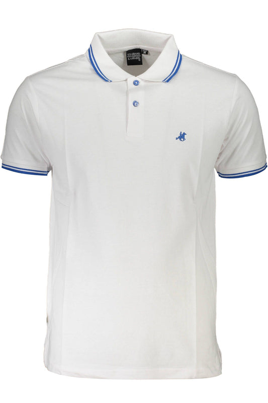 White Cotton Polo Shirt