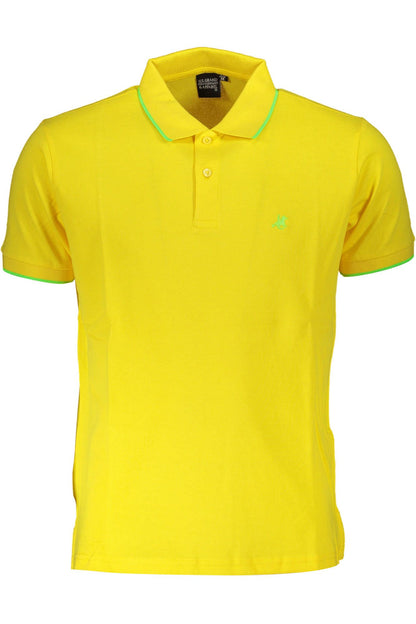 Yellow Cotton Polo Shirt