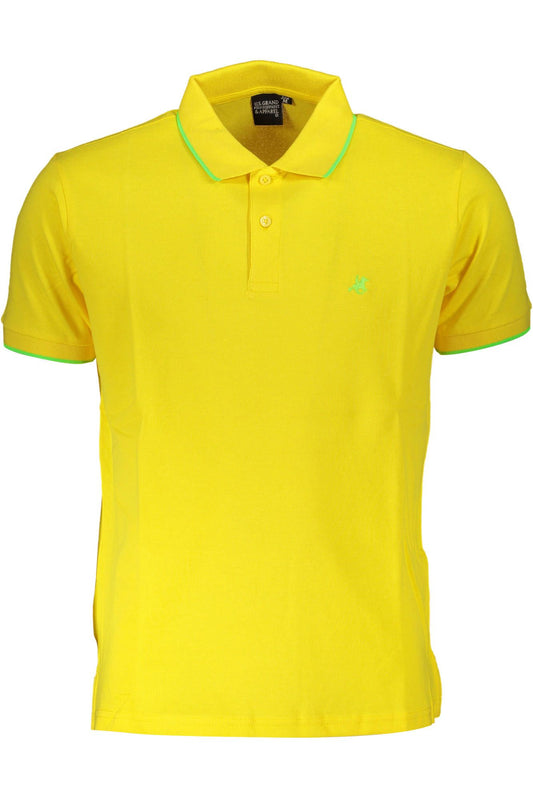 Yellow Cotton Polo Shirt