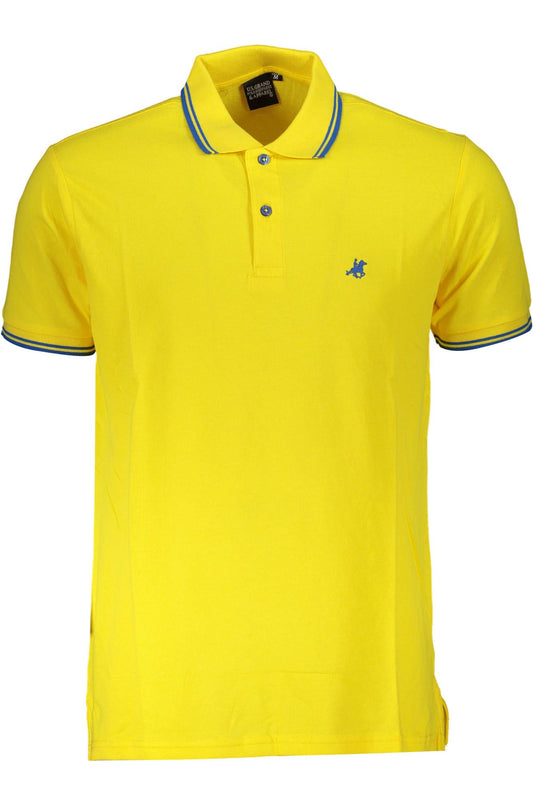 Yellow Cotton Polo Shirt