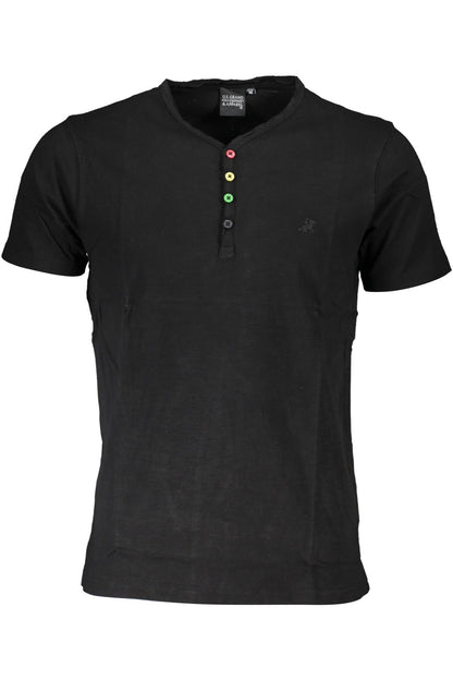 Black Cotton T-Shirt