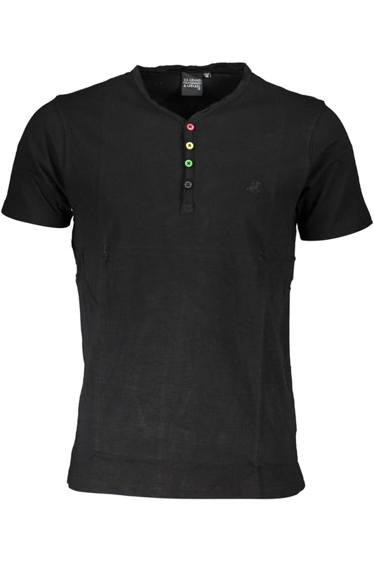 Black Cotton T-Shirt