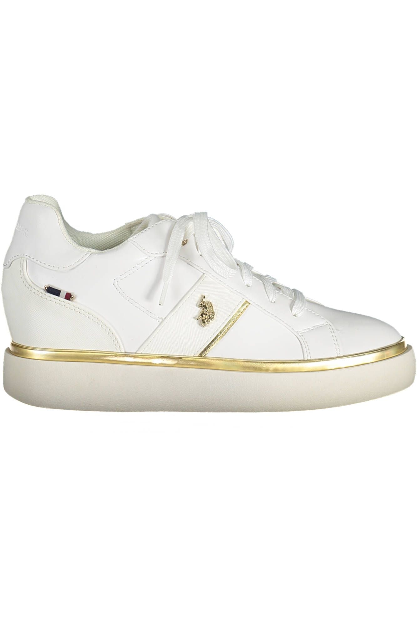 White Polyester Sneaker