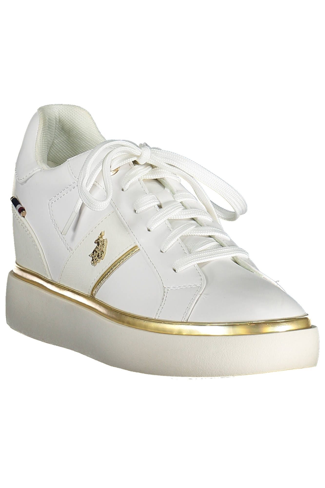 White Polyester Sneaker