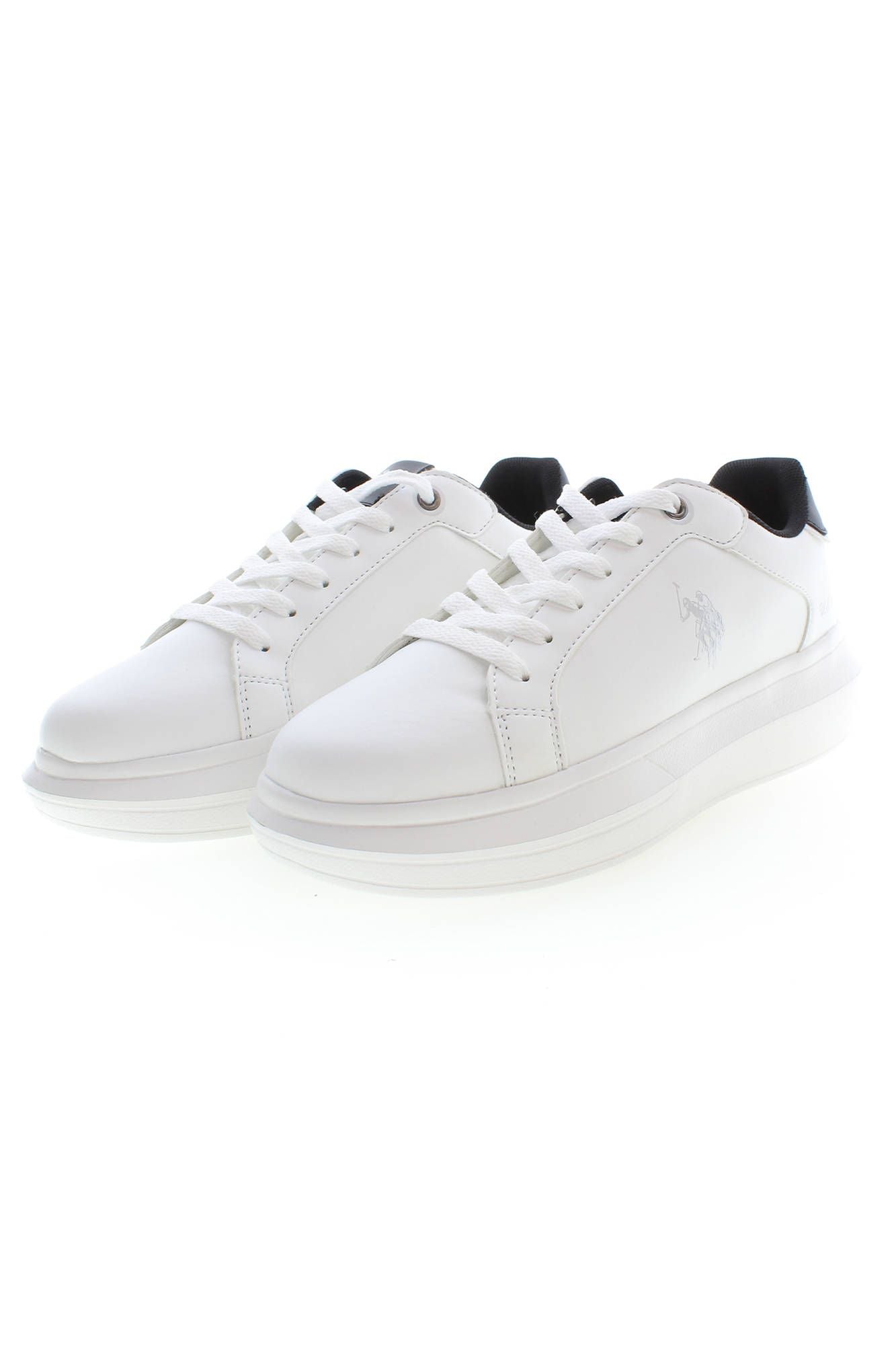 White Polyester Sneaker