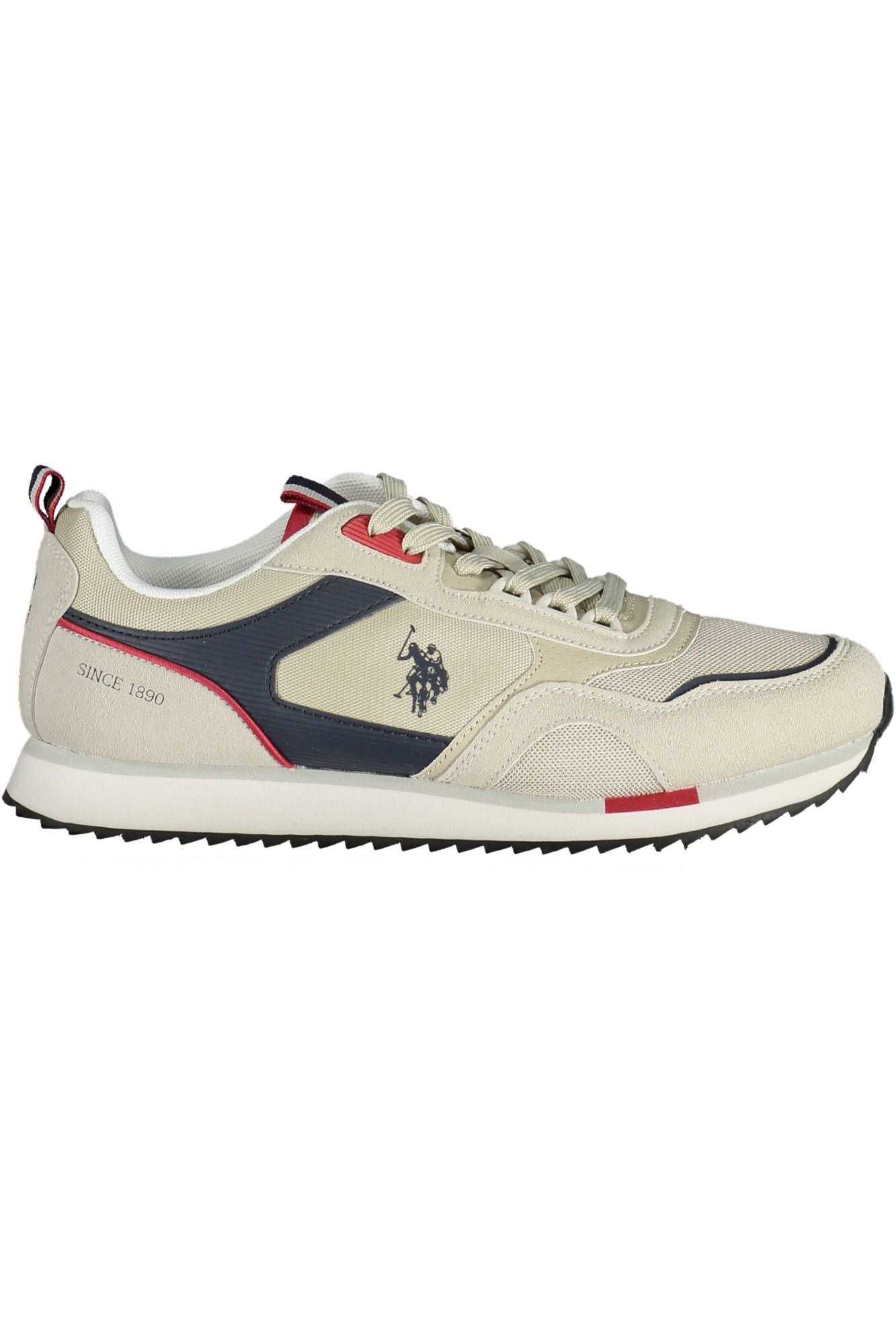 Beige Polyester Sneaker