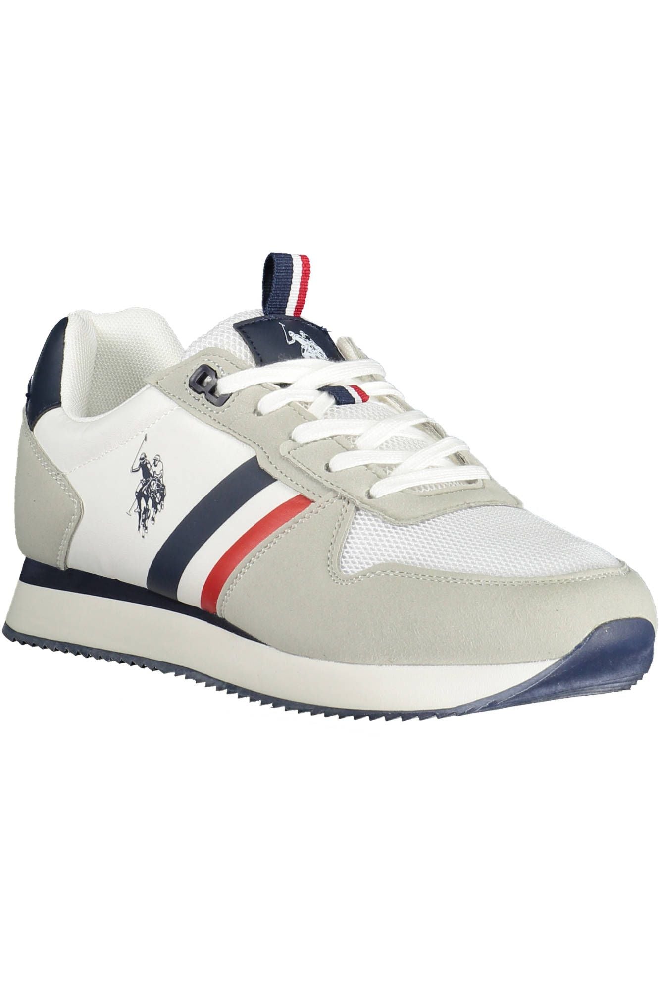 White Polyester Sneaker