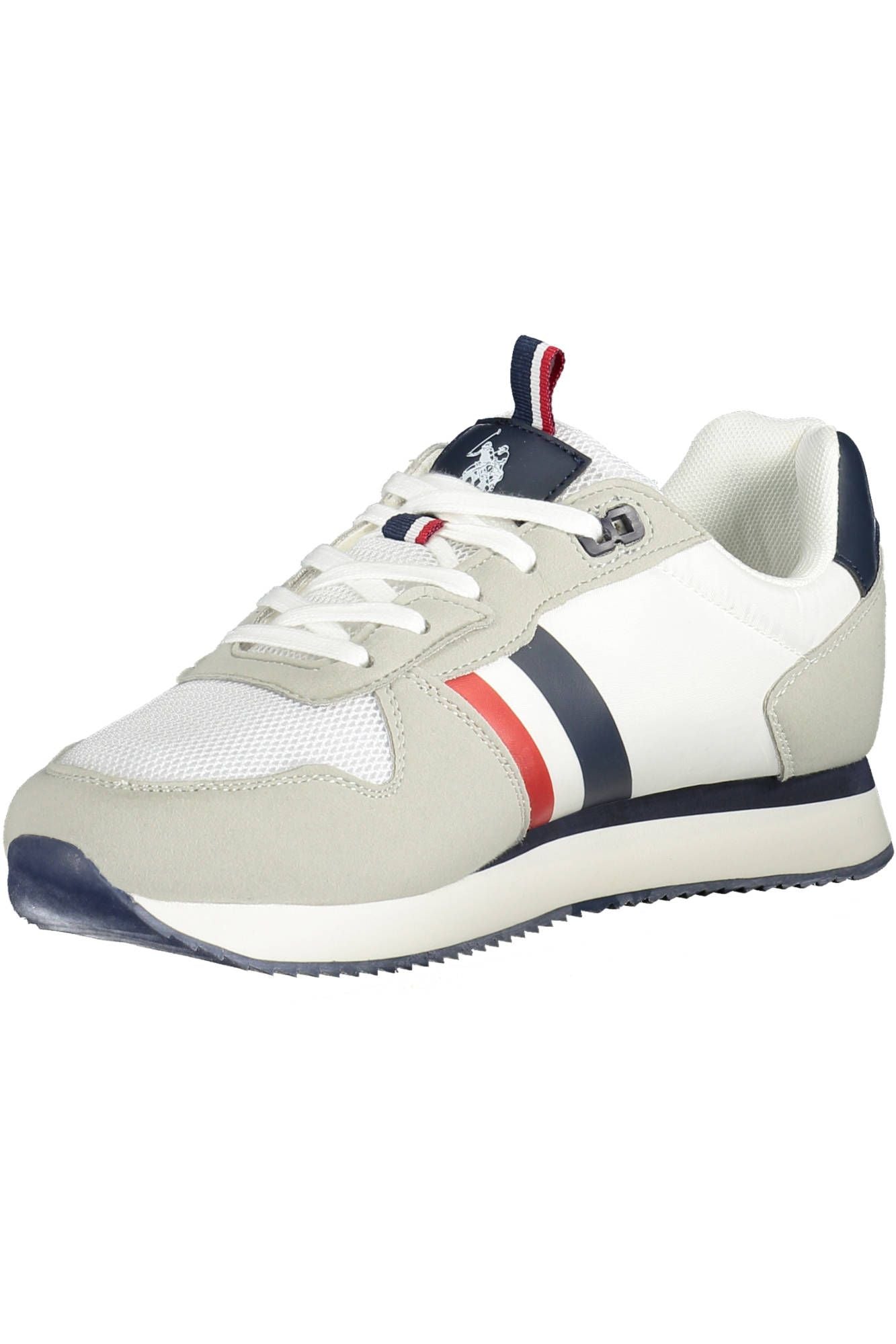 White Polyester Sneaker