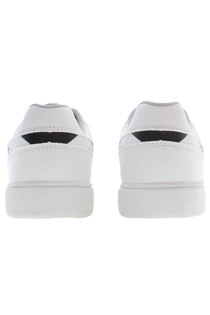 White Polyester Sneaker