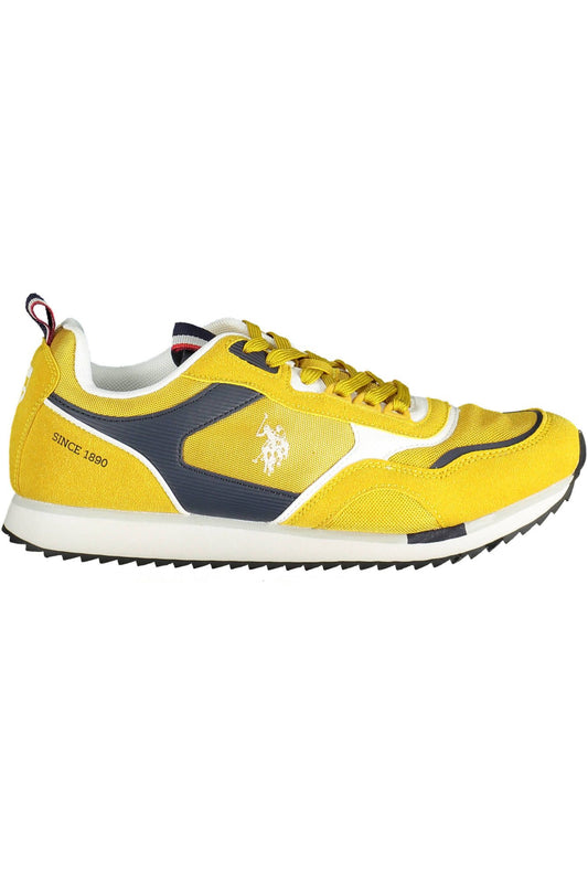 Yellow Polyester Sneaker