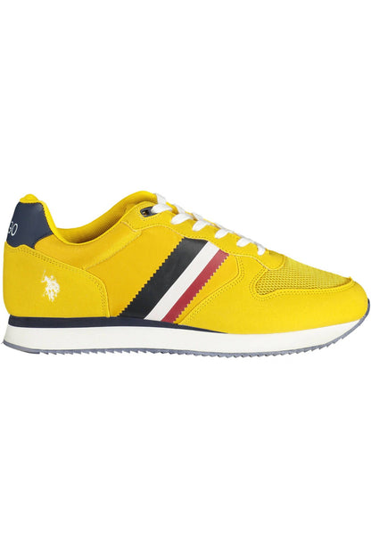 Yellow Polyester Sneaker