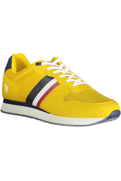 Yellow Polyester Sneaker