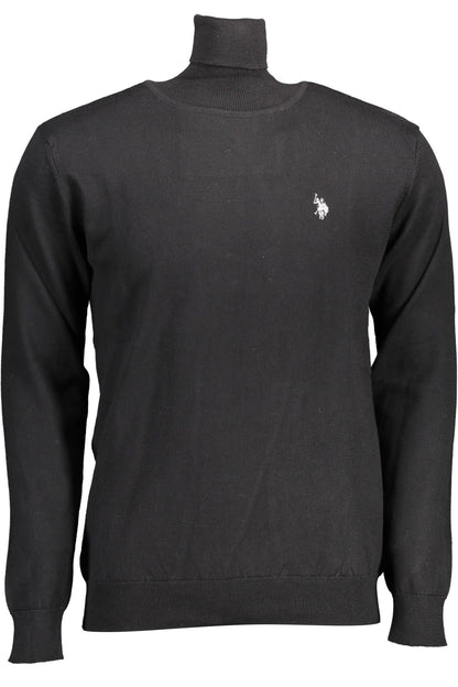 Black Cotton Sweater
