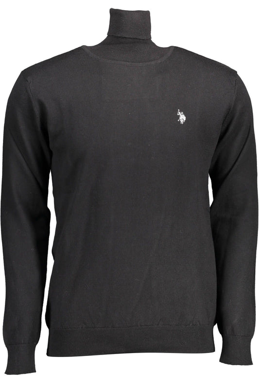 Black Cotton Sweater