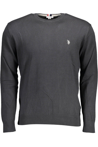 Black Cotton Sweater