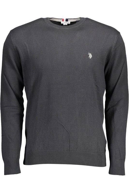 Black Cotton Sweater