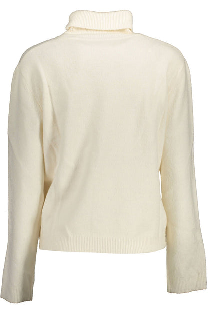 White Nylon Sweater
