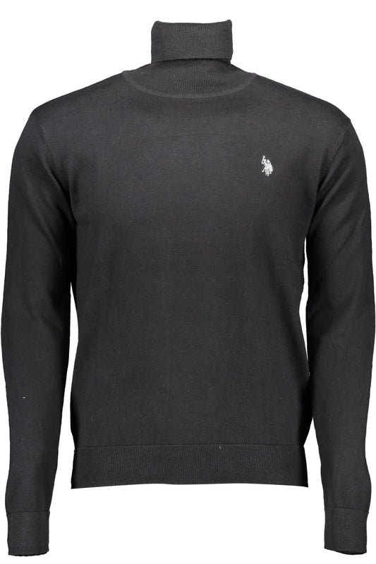 Black Cotton Sweater