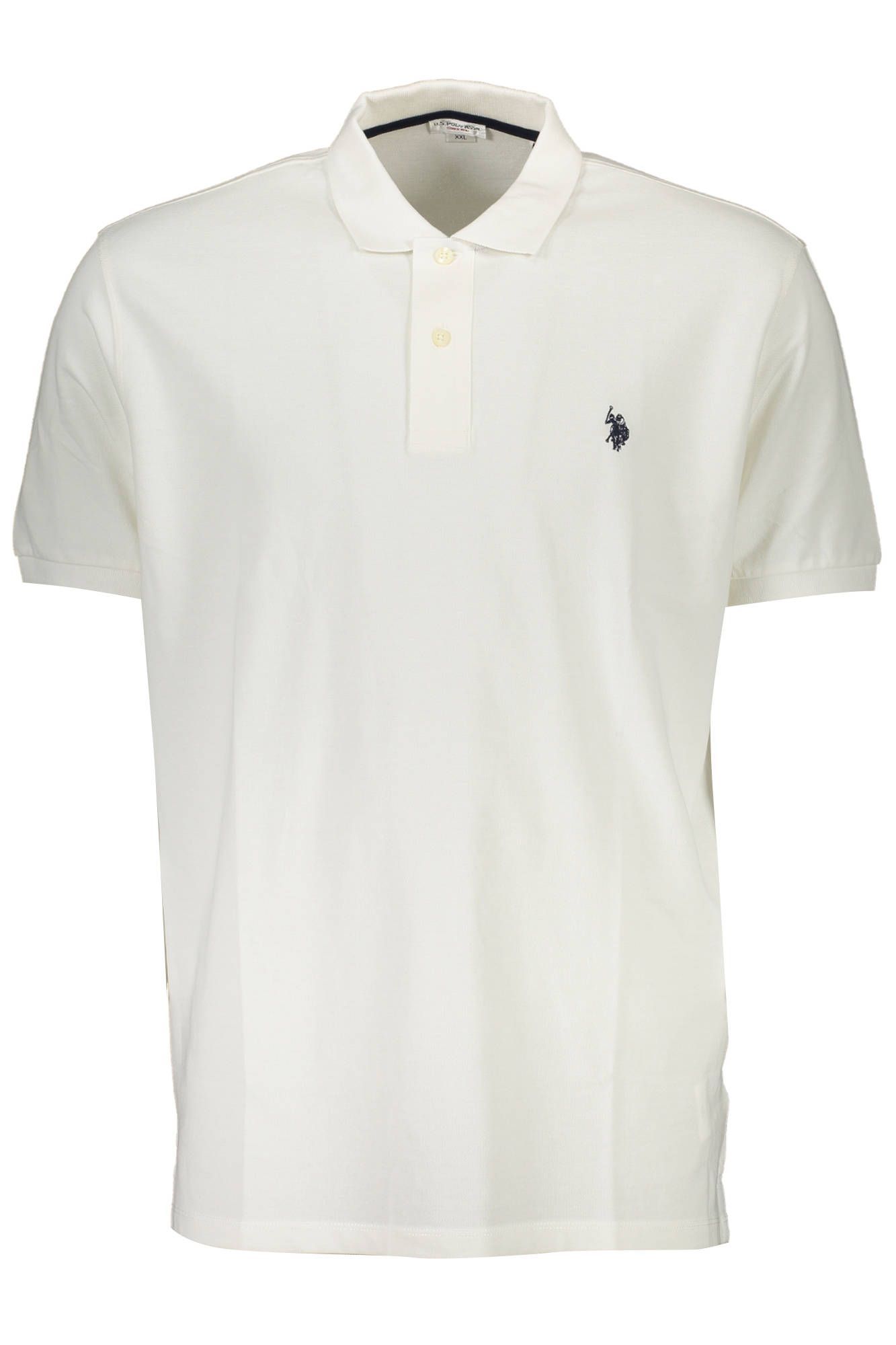 White Cotton Polo Shirt