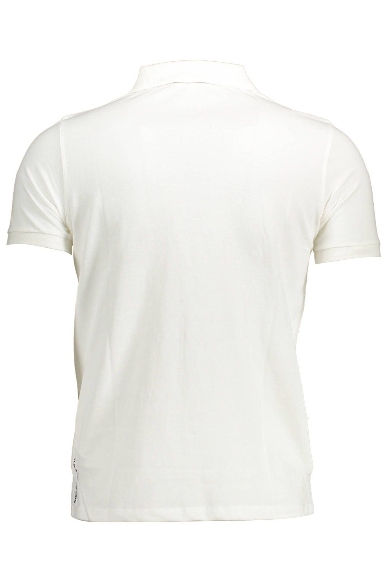 White Cotton Polo Shirt