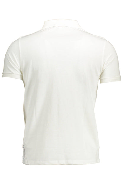 White Cotton Polo Shirt